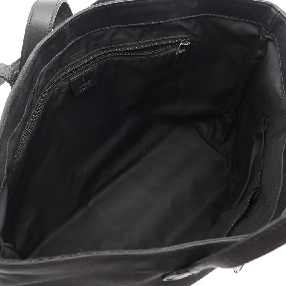 GUCCI Black Leather Tote Bag - Picture 3 of 10